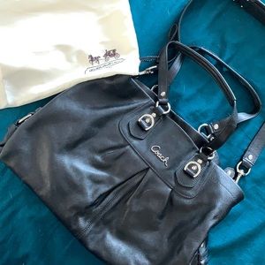 Authentic Leather Coach Bag, Like New!